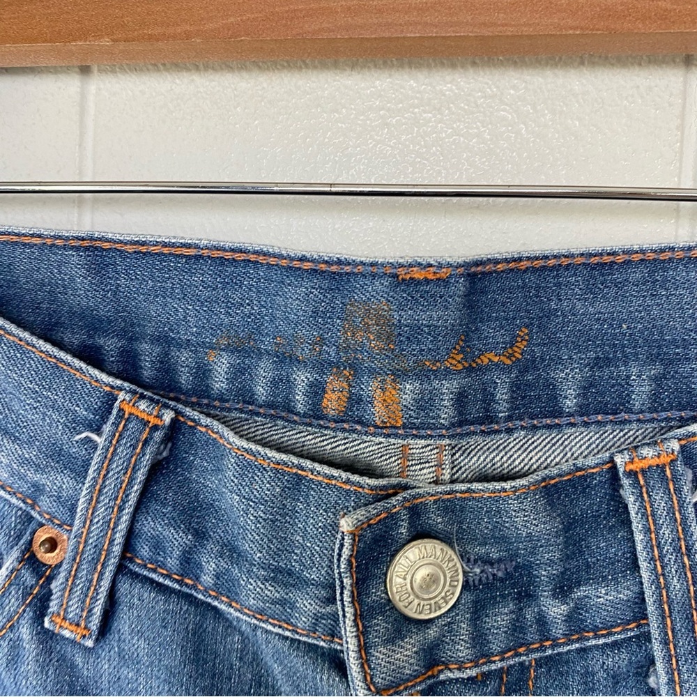 7 For All Mankind By Jerome Dahan Jeans Bootcut Low Rise Pocket Detail Sz 28 - Picture 7 of 13